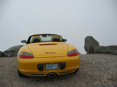 Loosey Blake
Loosey's 2003 Boxster at the top of Mt Washington!
