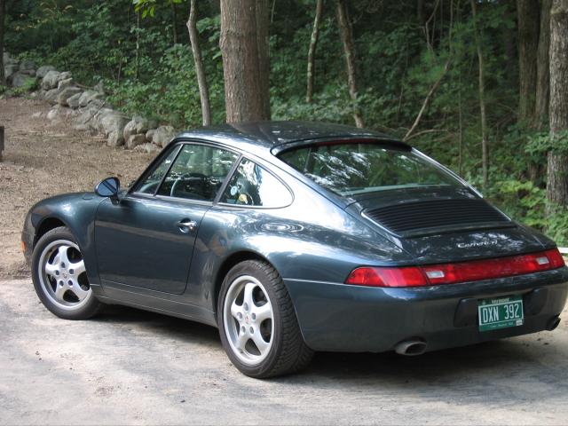 Sean Shanny
"Gift of a most generous brother and fellow PCA member, Nick Shanny.
Everyone should so fortunate to have a brother like him."

1996 993 C4 with 39K miles. Averturine Green with grey interior. All original. Third owner. Will be driven in the winter which should elicit some strange looks. First Porsche and realization of lifelong dream.

